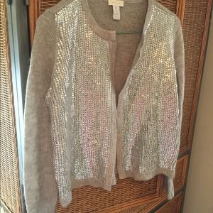 Sequin cardigan